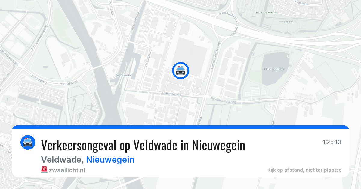 Verkeersongeval op Veldwade in Nieuwegein — 7 apr 2026
