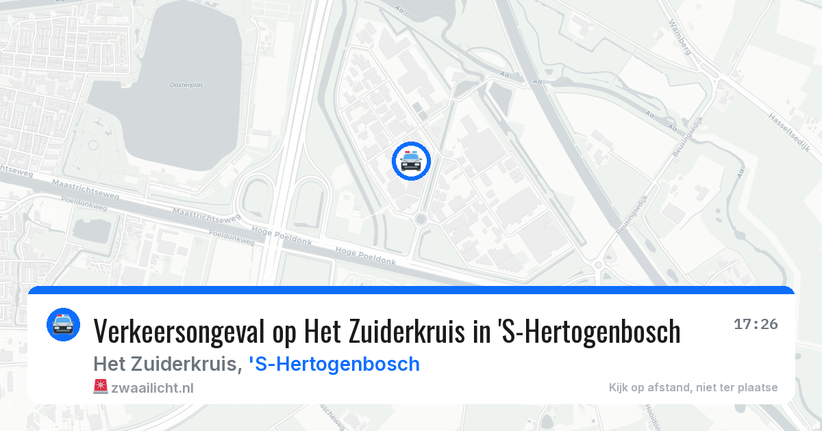Verkeersongeval op Het Zuiderkruis in 'S-Hertogenbosch — 7 jul 2026