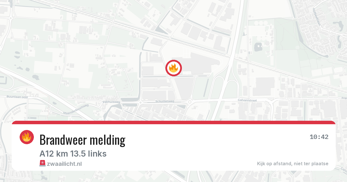 Brandweer melding — 9 feb 2026 | 🚨 Zwaailicht.nl