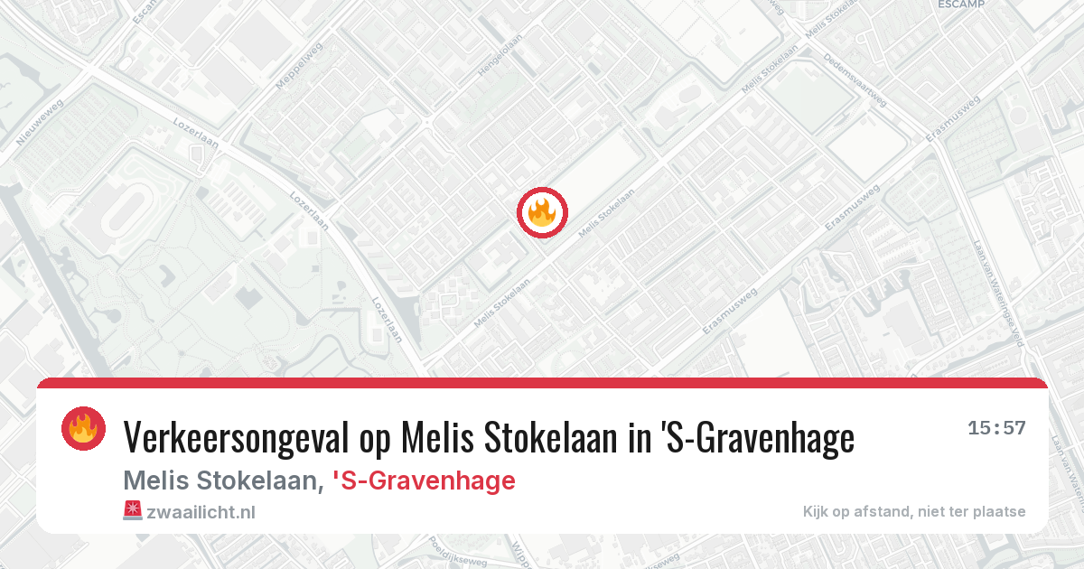 Verkeersongeval op Melis Stokelaan in 'S-Gravenhage — 4 mrt 2026