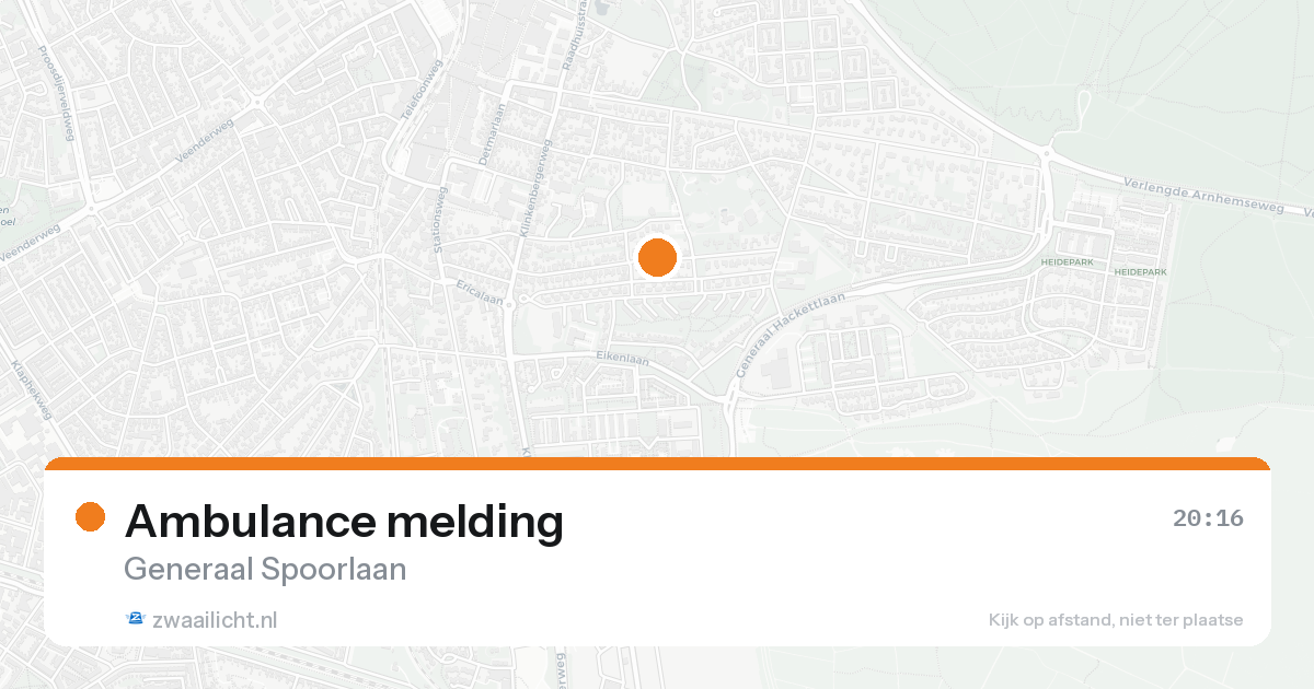 Ambulance melding — 30 jan 2026