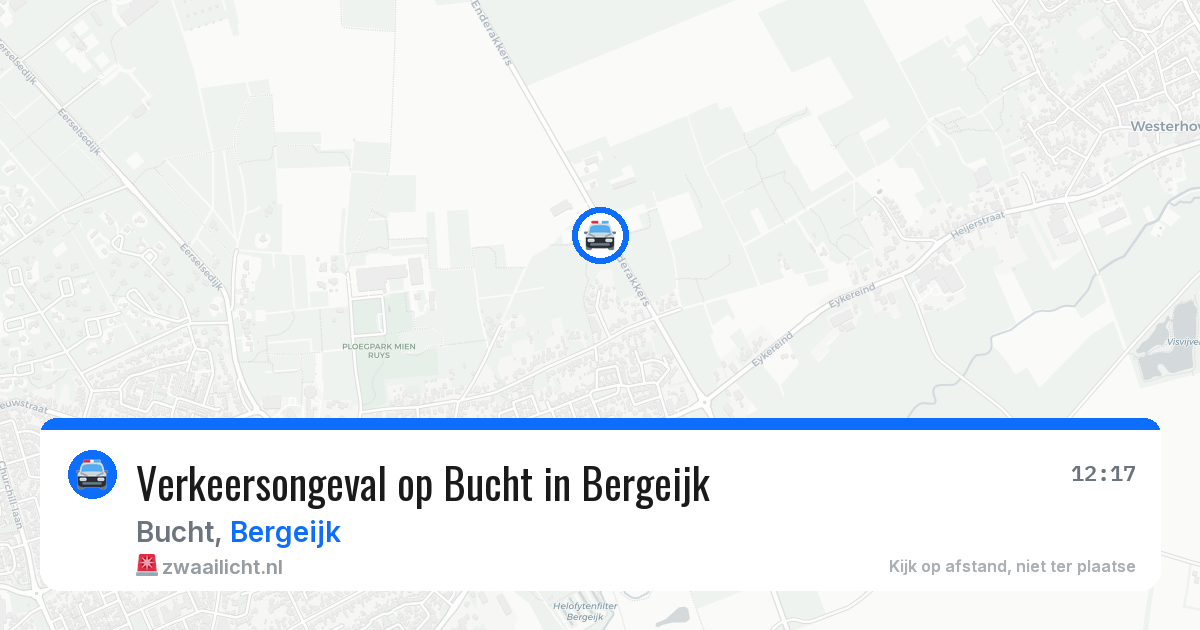 Verkeersongeval op Bucht in Bergeijk — 17 apr 2026