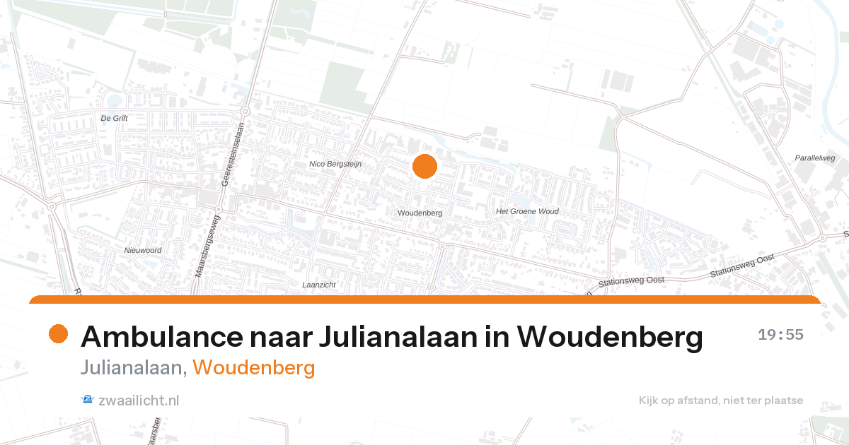 Ambulance naar Julianalaan in Woudenberg — 26 aug 2026