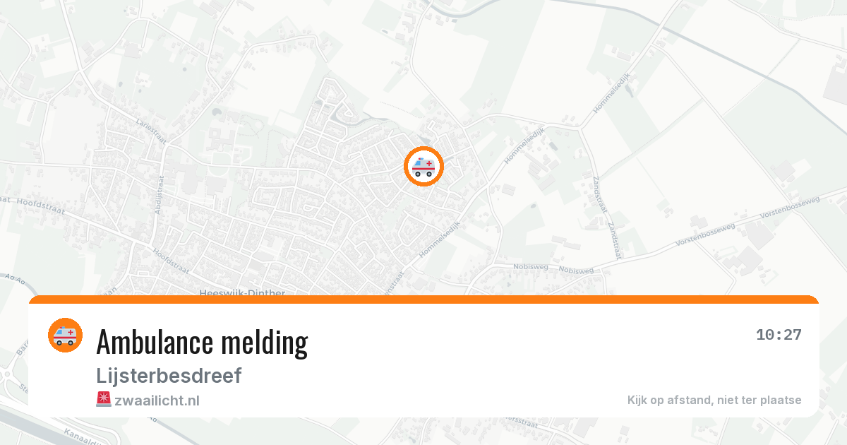Ambulance melding — 13 apr 2026
