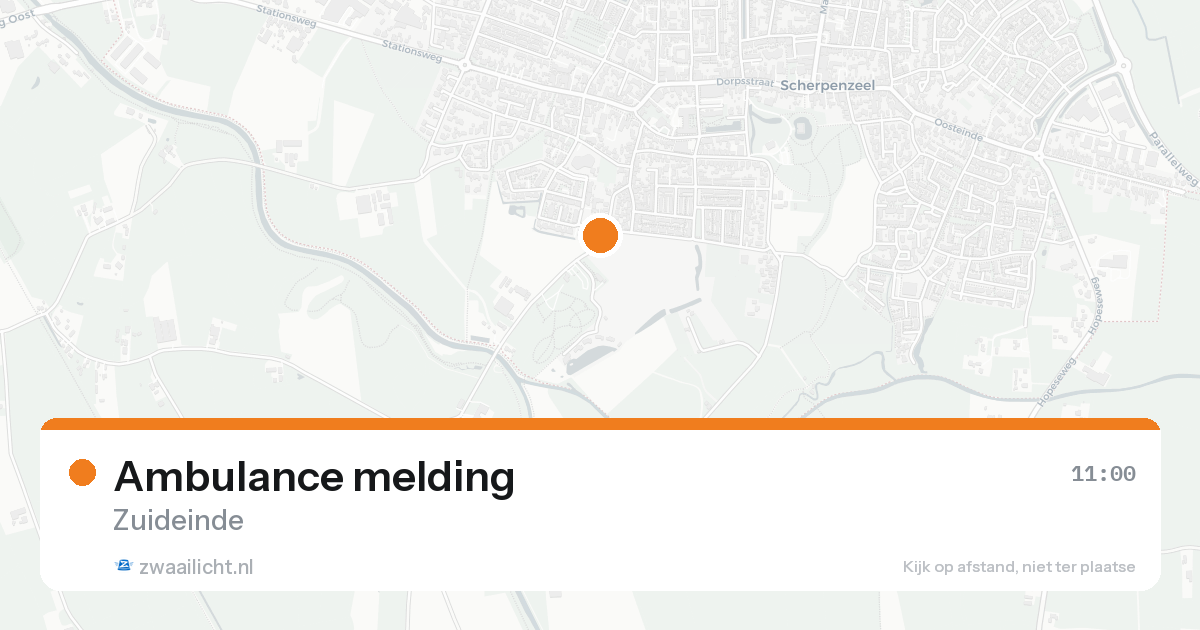 Ambulance melding — 31 jan 2026