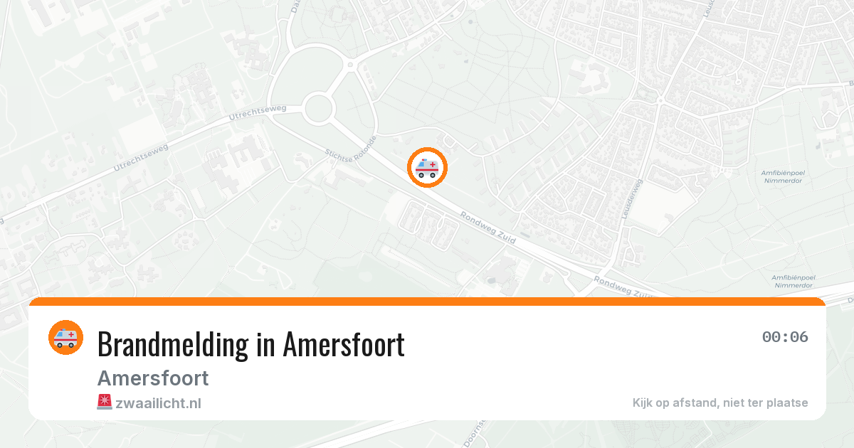 Brandmelding in Amersfoort — 20 apr 2026
