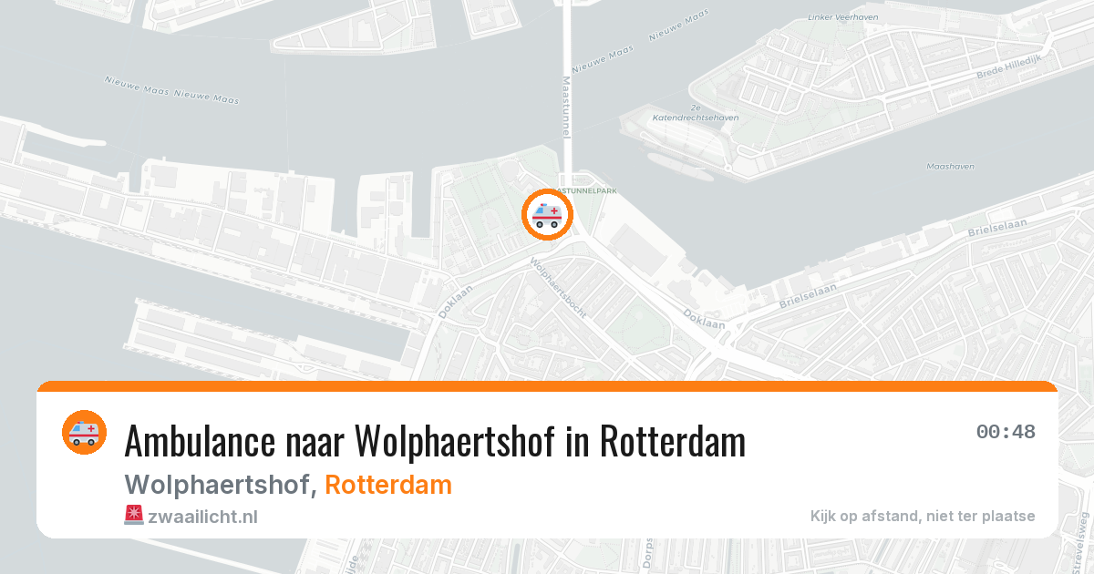 Ambulance naar Wolphaertshof in Rotterdam — 3 jul 2026