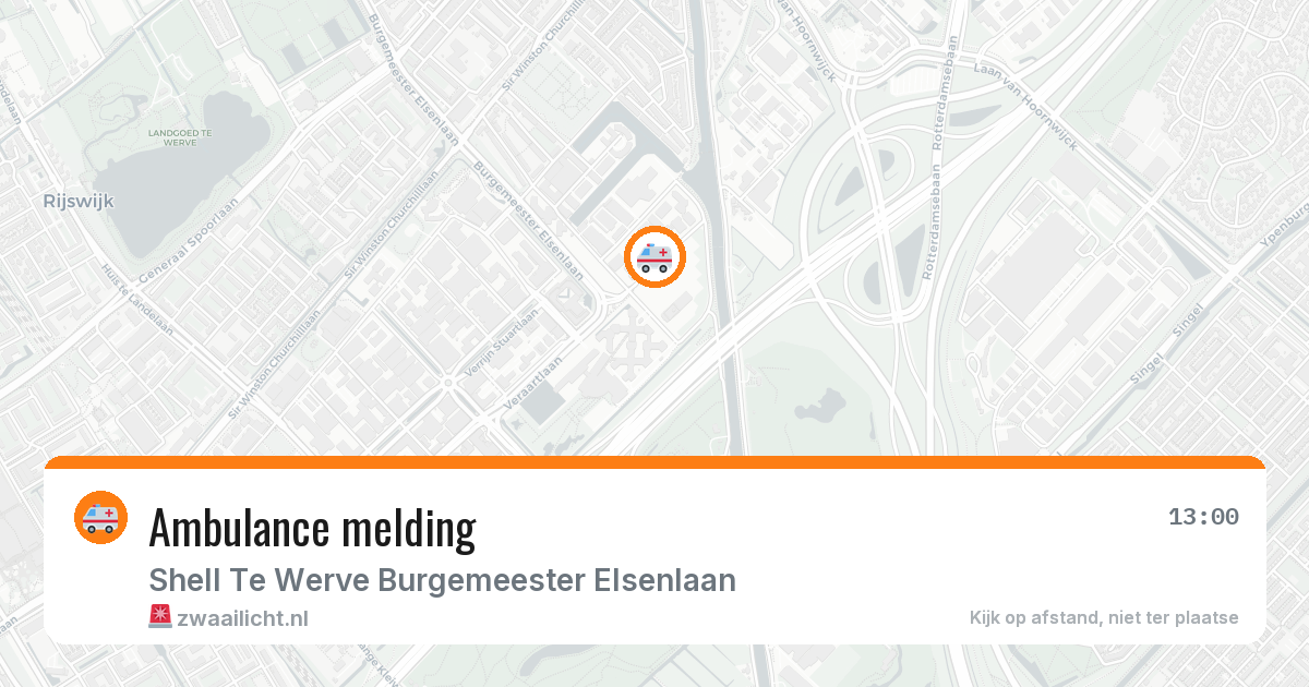 Ambulance melding — 30 jan 2026