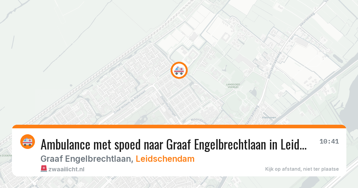 Ambulance met spoed naar Graaf Engelbrechtlaan in Leidschendam — 21 mei 2026