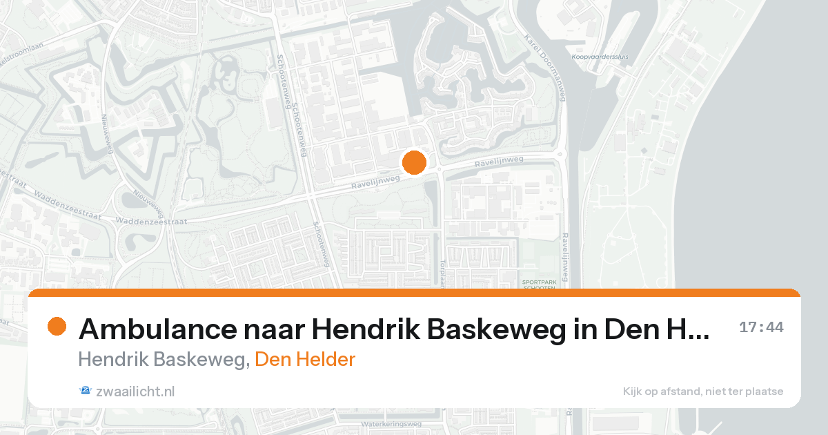 Ambulance naar Hendrik Baskeweg in Den Helder — 31 jan 2026