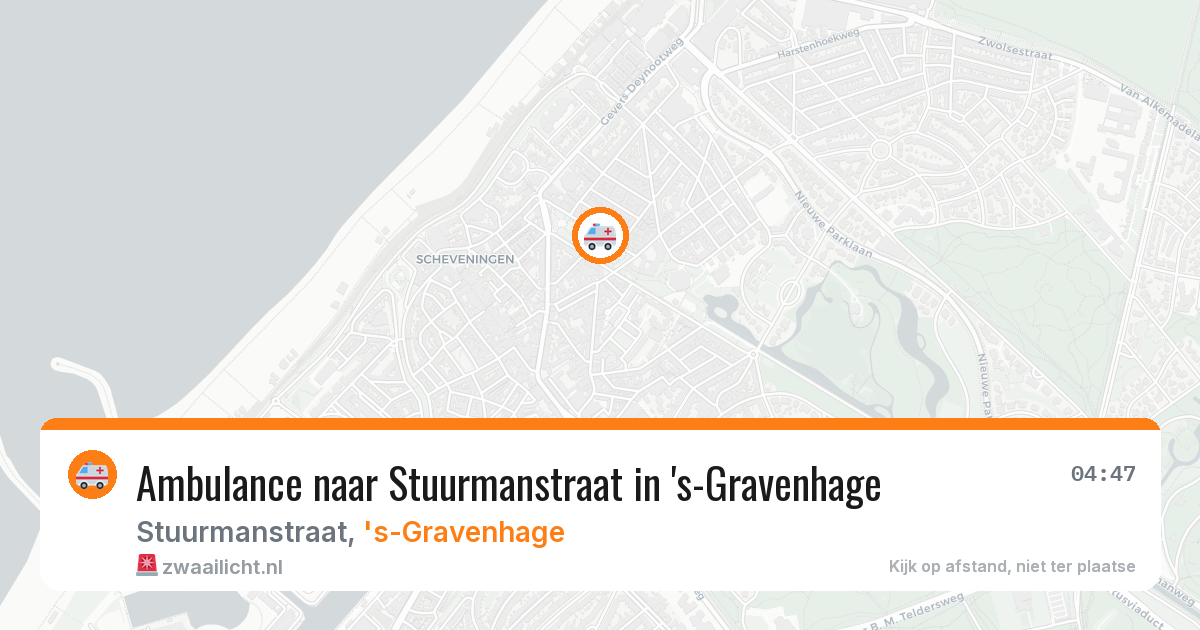 Ambulance naar Stuurmanstraat in 's-Gravenhage — 30 jun 2026
