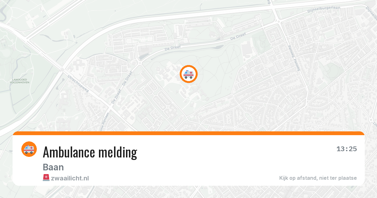 Ambulance melding — 11 apr 2026