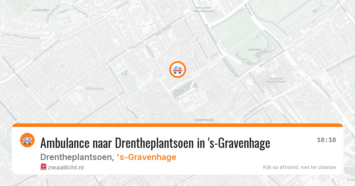 Ambulance naar Drentheplantsoen in 's-Gravenhage — 5 feb 2026