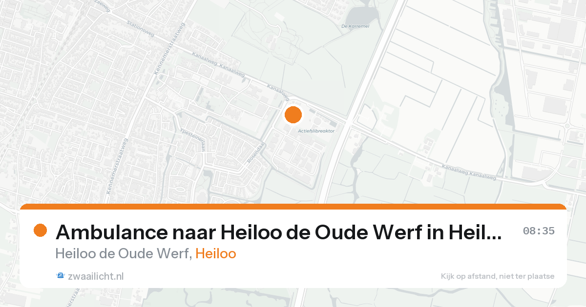 Ambulance naar Heiloo de Oude Werf in Heiloo — 31 jan 2026