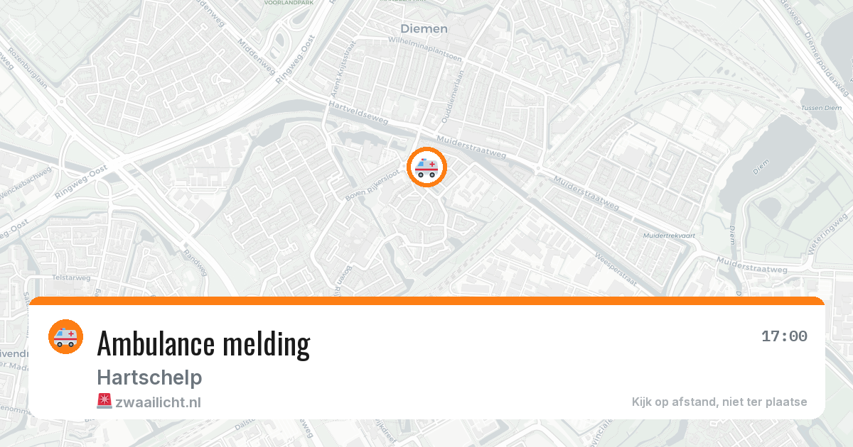 Ambulance melding — 22 jan 2026