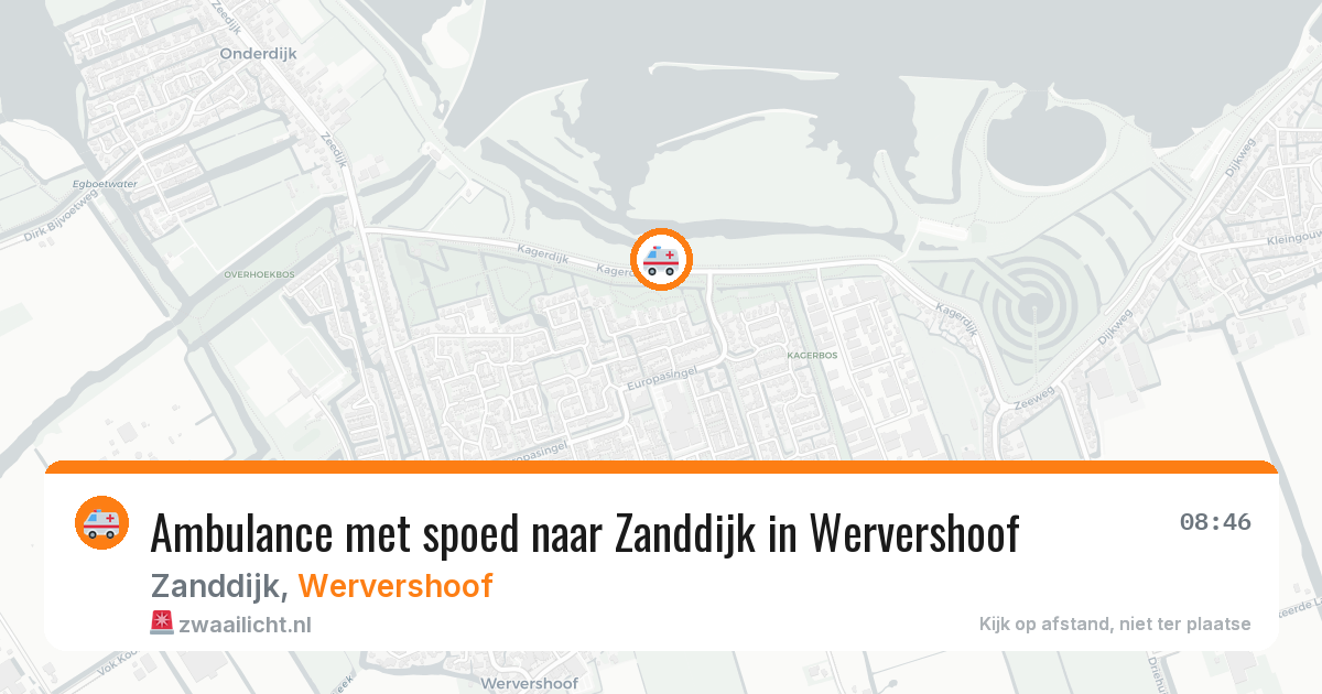 Ambulance met spoed naar Zanddijk in Wervershoof — 13 feb 2026