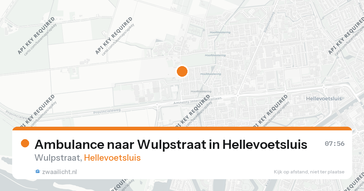 Ambulance naar Wulpstraat in Hellevoetsluis — 7 feb 2026