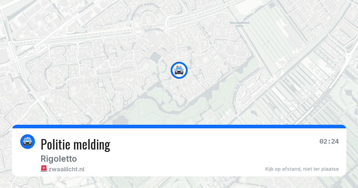 Politie melding — 8 jul 2026