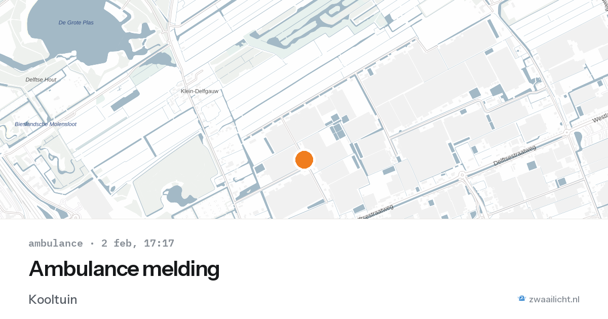 Ambulance melding — 2 feb 2026