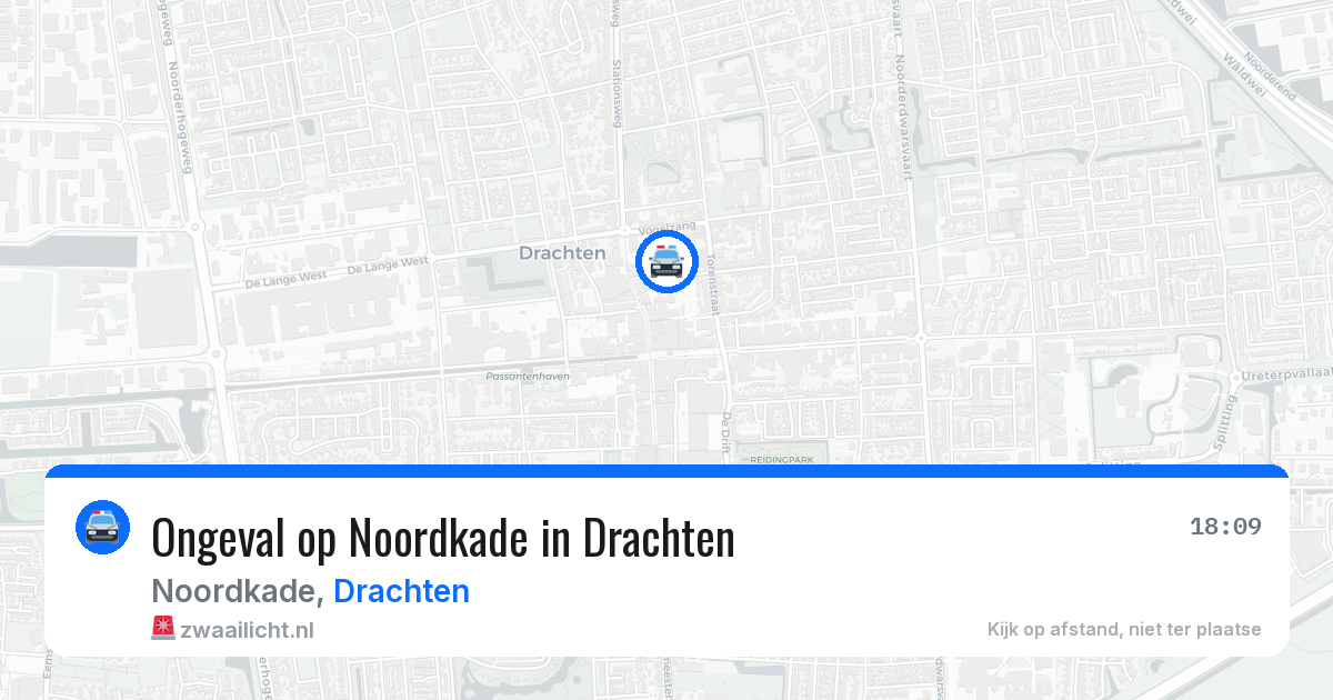 Ongeval op Noordkade in Drachten — 5 aug 2026