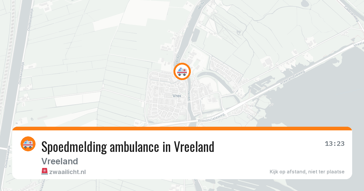 Spoedmelding ambulance in Vreeland — 4 mrt 2026