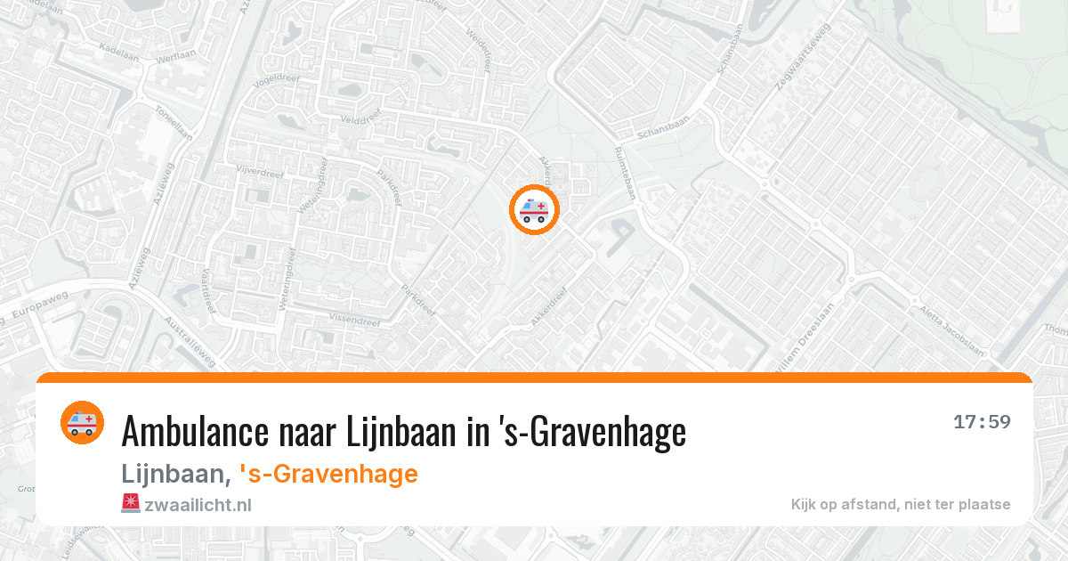 Ambulance naar Lijnbaan in 's-Gravenhage — 29 jan 2026