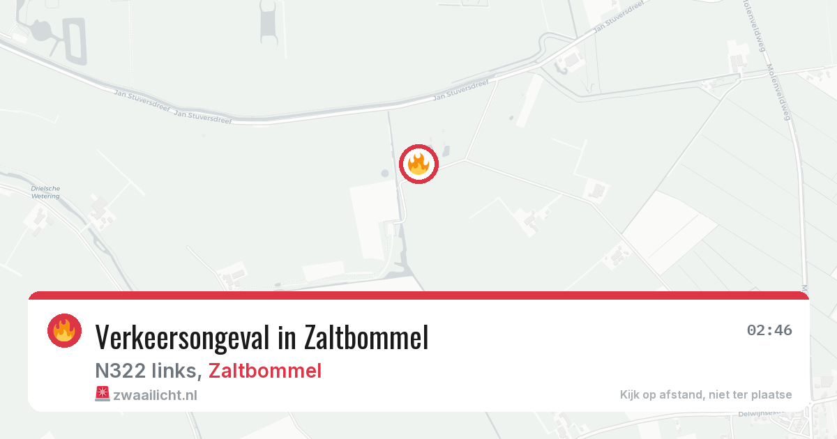 Verkeersongeval in Zaltbommel — 10 mrt 2026