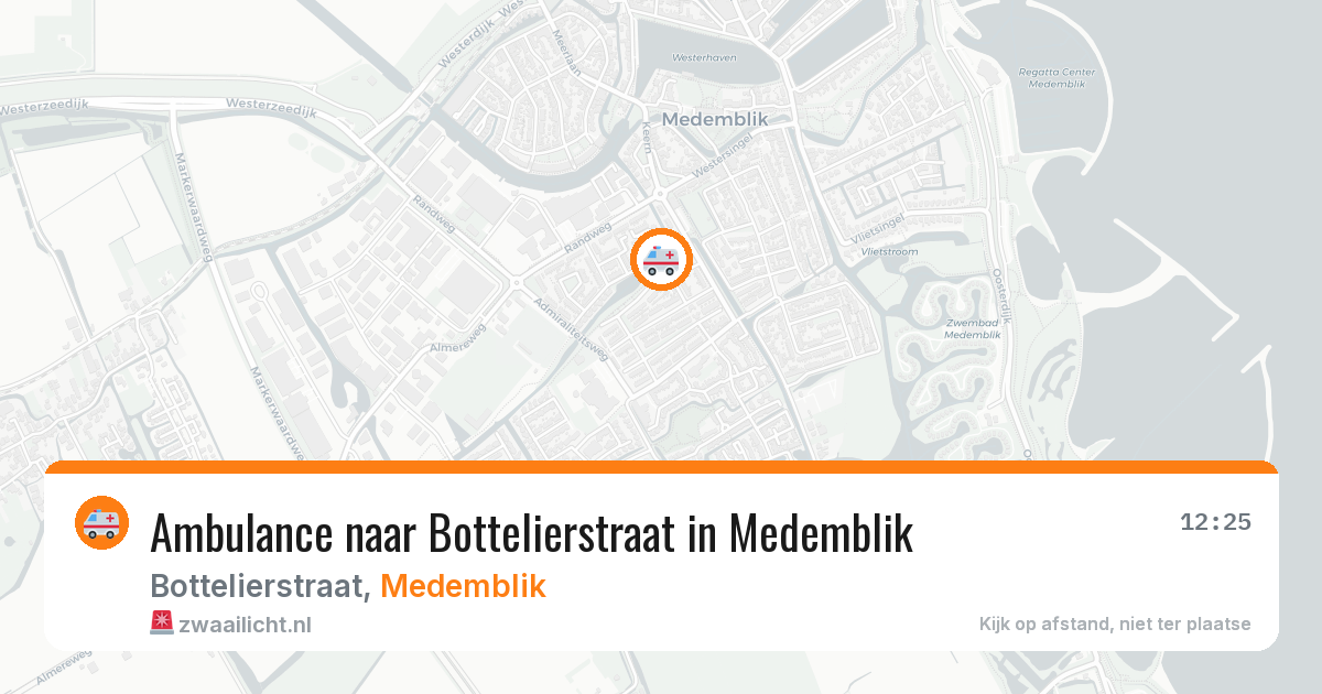 Ambulance naar Bottelierstraat in Medemblik — 17 jun 2026