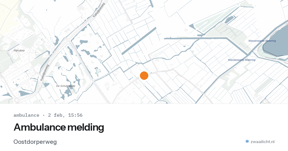 Ambulance melding — 2 feb 2026