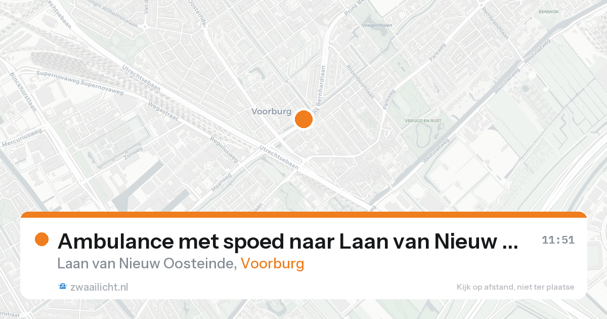 Ambulance met spoed naar Laan van Nieuw Oosteinde in Voorburg — 7 feb 2026