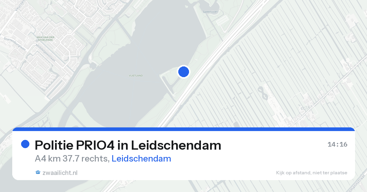 Politie PRIO4 in Leidschendam — 21 aug 2026 | 🚨 Zwaailicht.nl