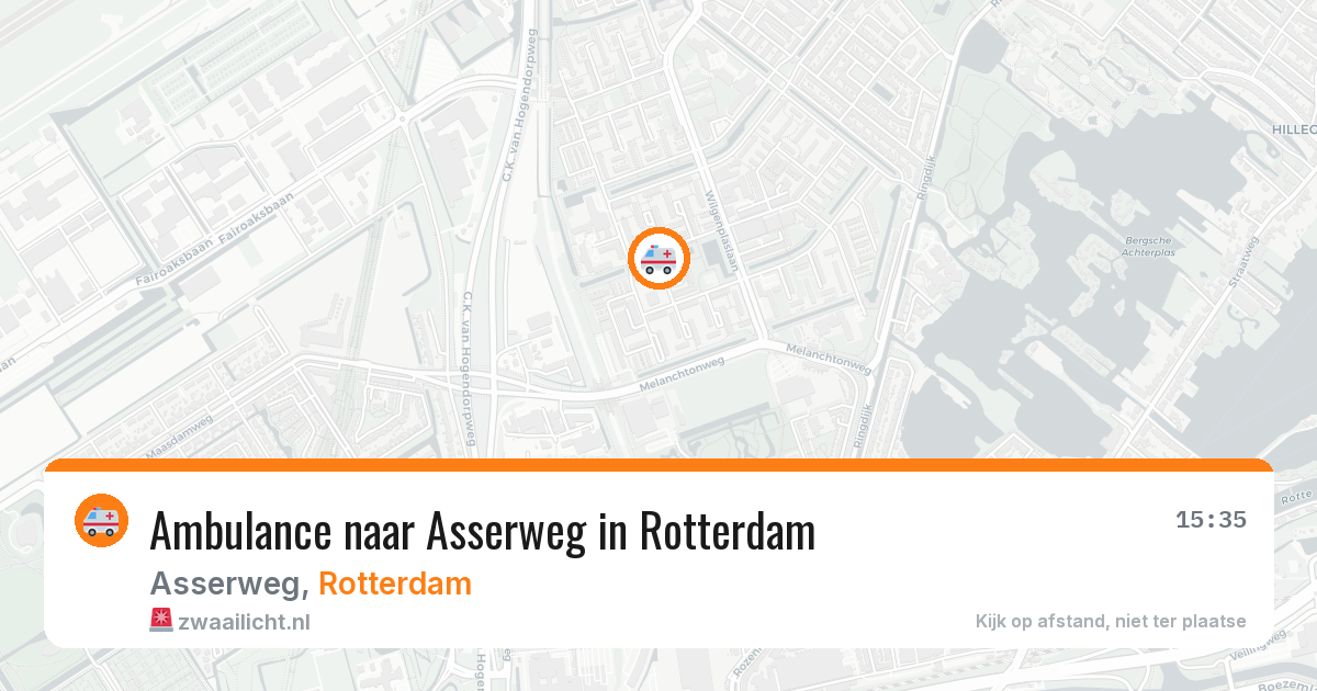Ambulance naar Asserweg in Rotterdam — 22 mei 2026