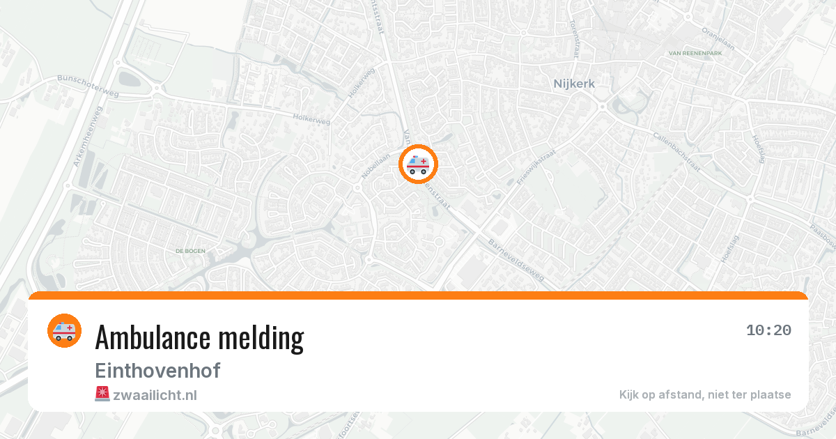 Ambulance melding — 22 apr 2026