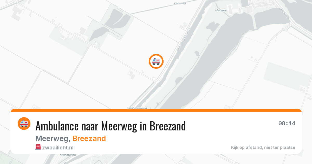 Ambulance naar Meerweg in Breezand — 12 jun 2026