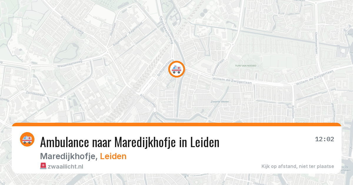 Ambulance naar Maredijkhofje in Leiden — 20 apr 2026
