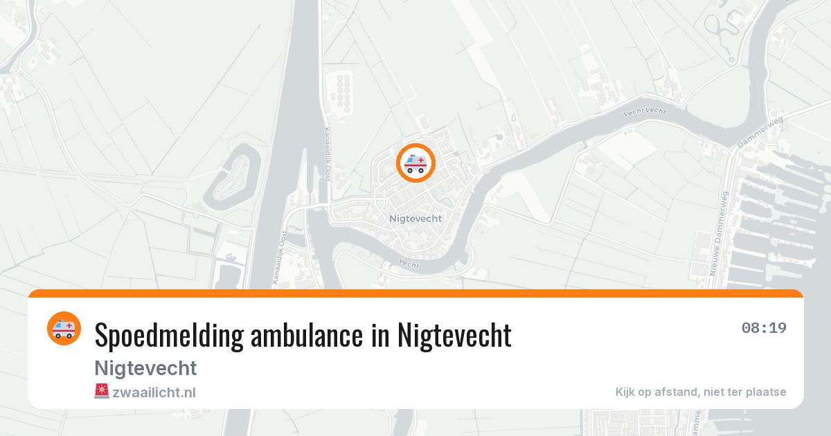 Spoedmelding ambulance in Nigtevecht — 27 jan 2026