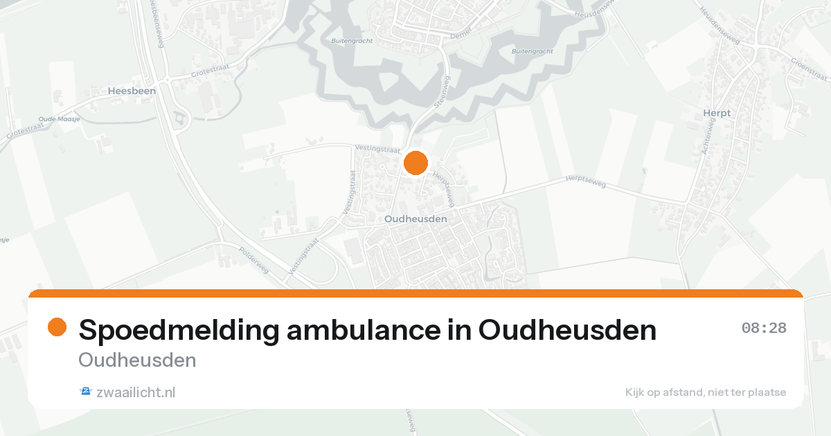 Spoedmelding ambulance in Oudheusden — 31 jan 2026