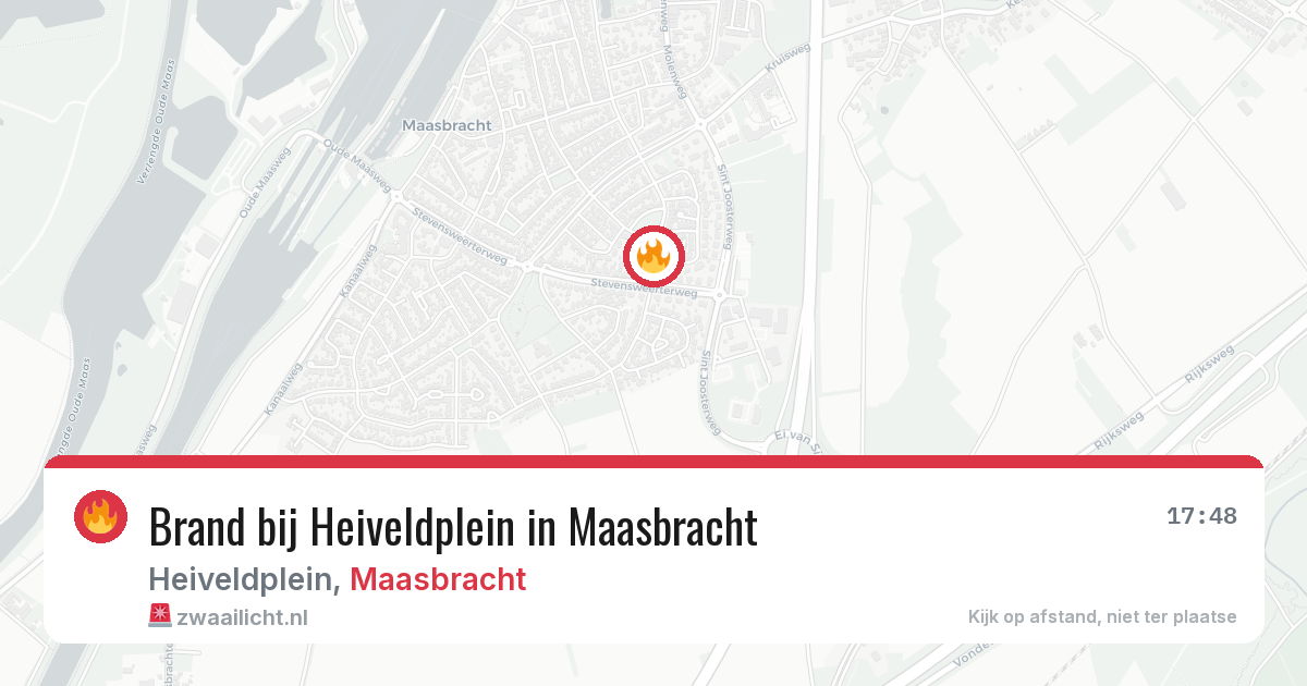 Brand bij Heiveldplein in Maasbracht — 5 jul 2026