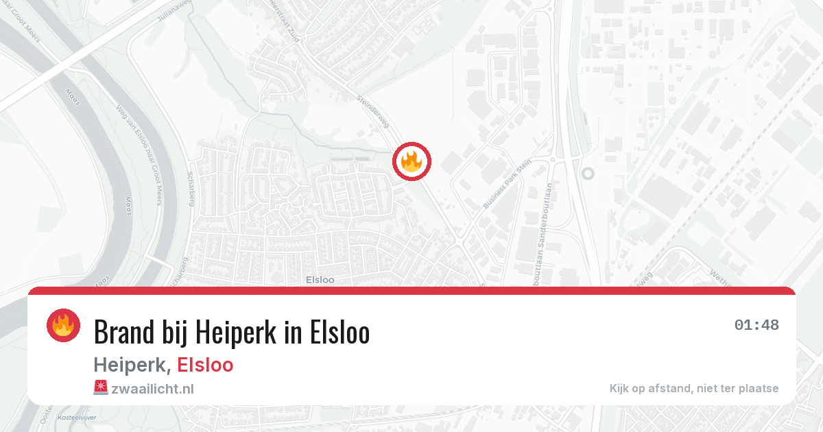 Brand bij Heiperk in Elsloo — 1 jul 2026