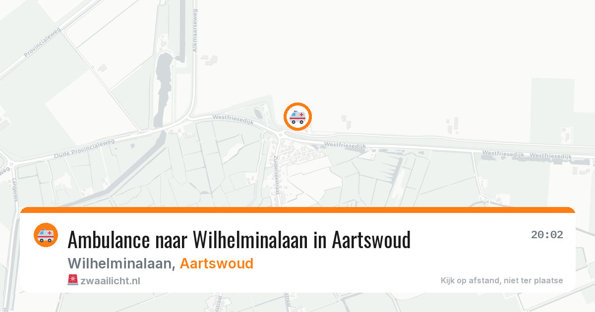 Ambulance naar Wilhelminalaan in Aartswoud — 27 jun 2026