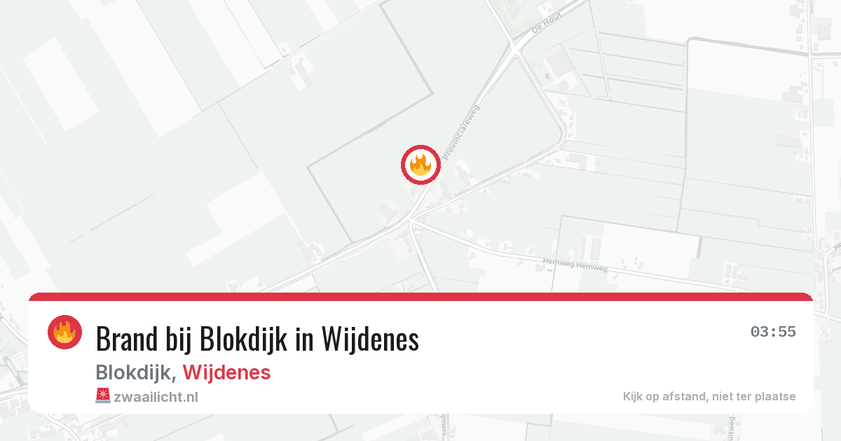 Brand bij Blokdijk in Wijdenes — 2 jun 2026