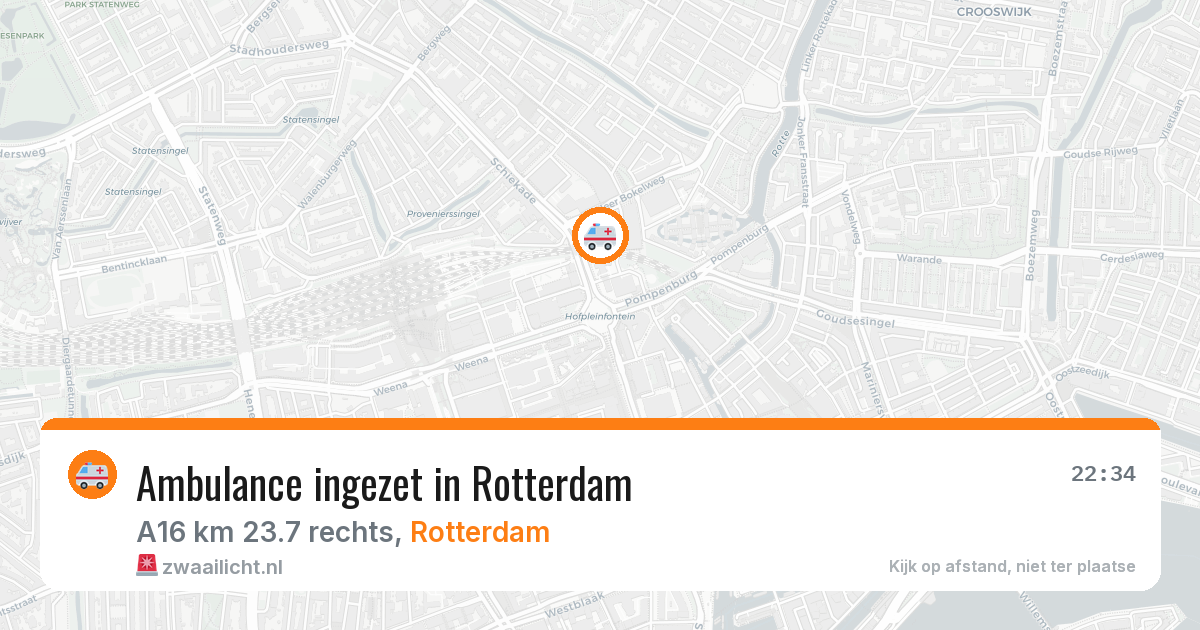 Ambulance ingezet in Rotterdam — 27 jun 2026