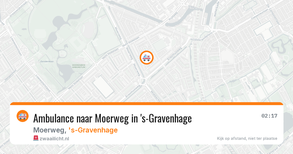 Ambulance naar Moerweg in 's-Gravenhage — 27 mei 2026
