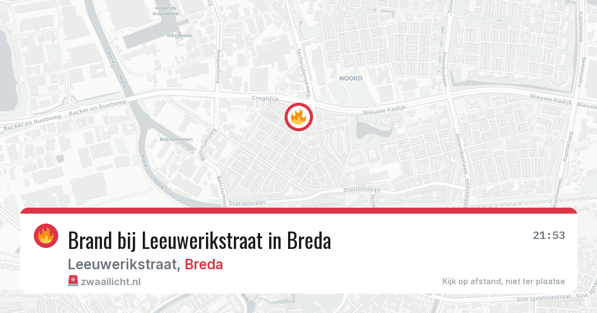 Brand bij Leeuwerikstraat in Breda — 28 jun 2026