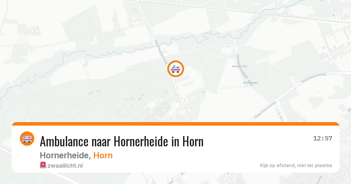 Ambulance naar Hornerheide in Horn — 30 jul 2026