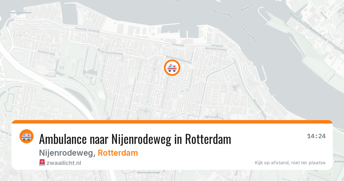 Ambulance naar Nijenrodeweg in Rotterdam — 4 jun 2026
