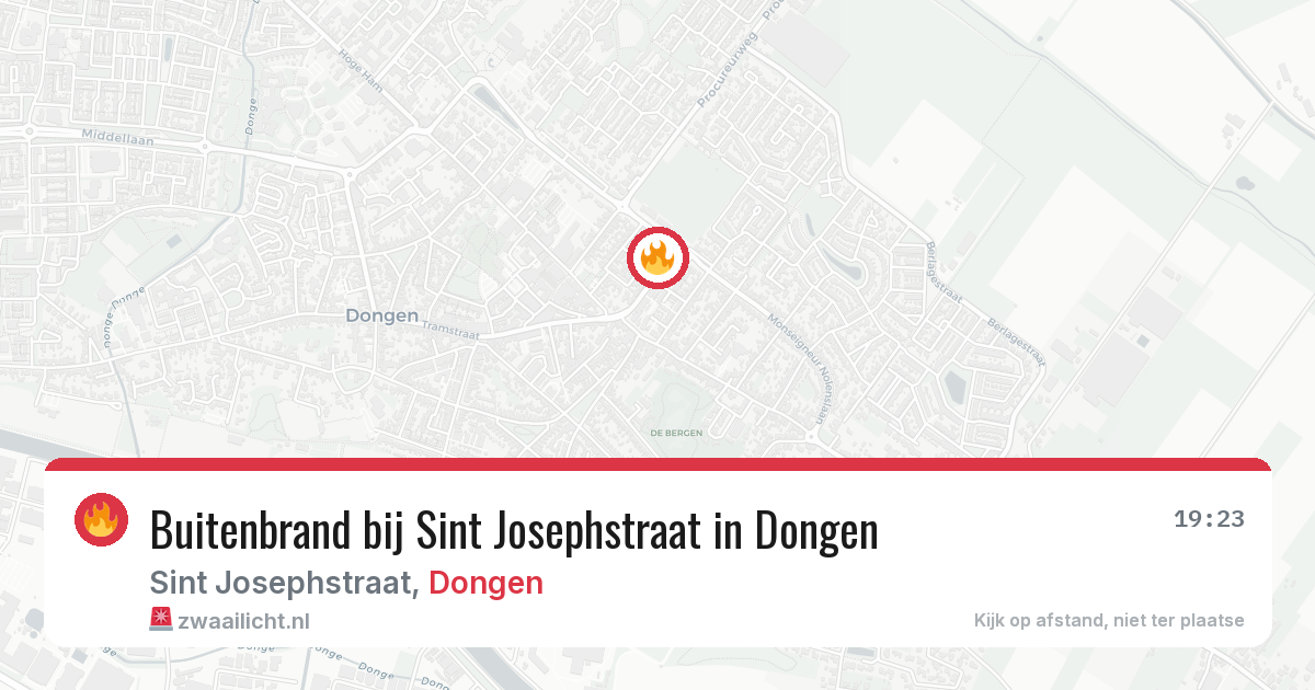 Buitenbrand bij Sint Josephstraat in Dongen — 11 aug 2026