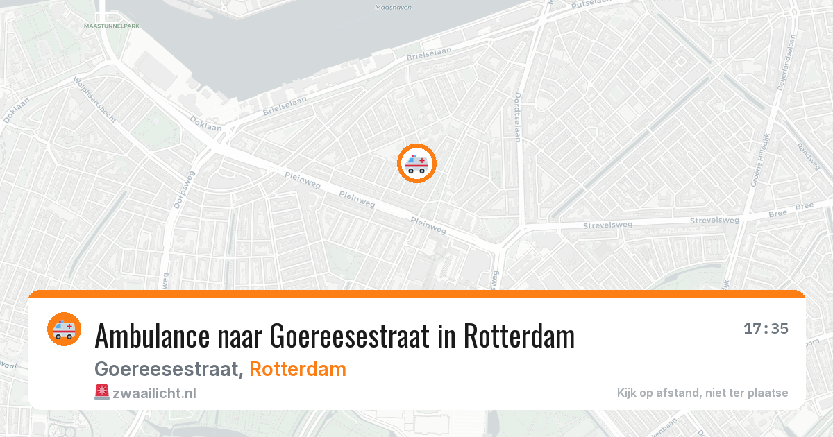 Ambulance naar Goereesestraat in Rotterdam — 16 jul 2026