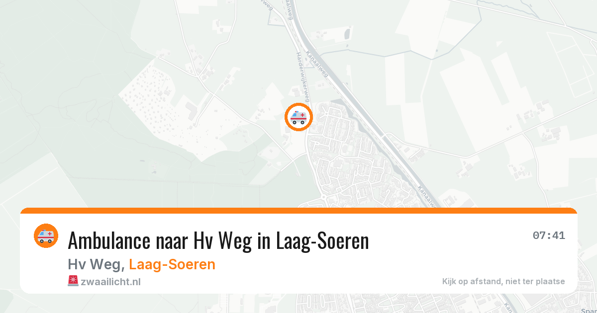 Ambulance naar Hv Weg in Laag-Soeren — 13 jul 2026