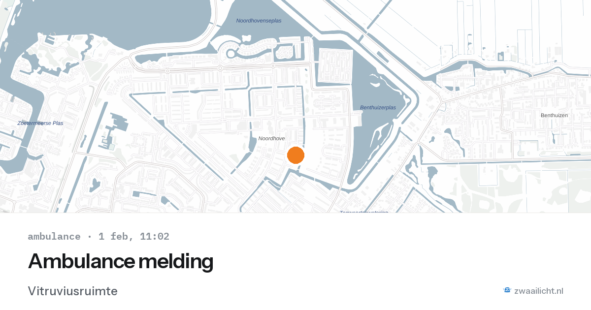 Ambulance melding — 1 feb 2026